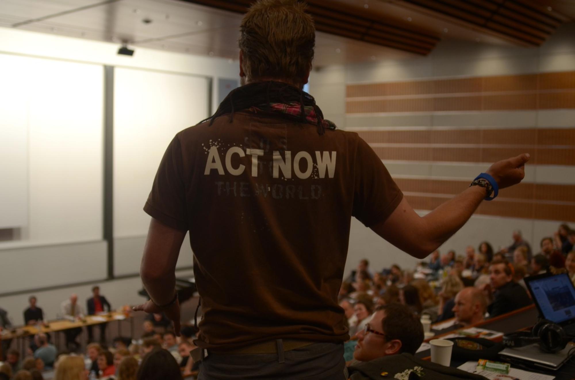 Conferencia de Occupy Wall Street. Copenhage, 2013